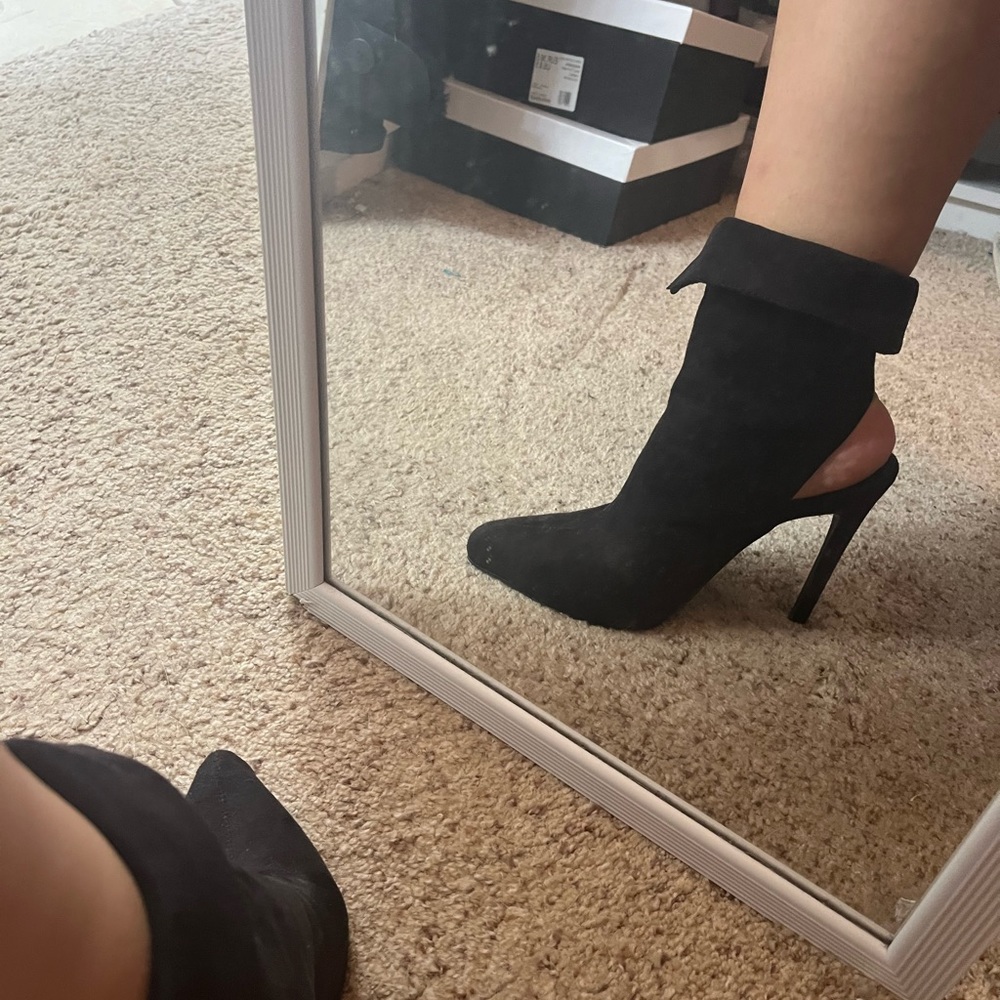 Brand New suede black Booties.